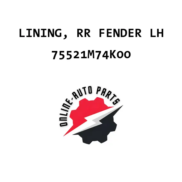 LINING, RR FENDER LH