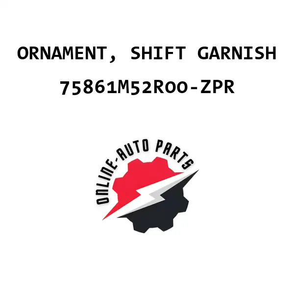 ORNAMENT, SHIFT GARNISH