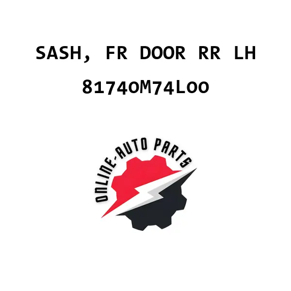 SASH, FR DOOR RR LH