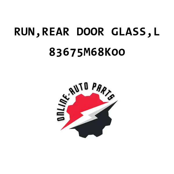 RUN,REAR DOOR GLASS,L