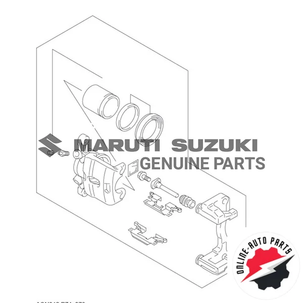 CALIPER ASSY, FRONT BRAKE LH