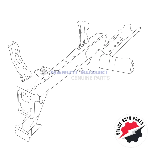 MEMBER ASSY.APRON SIDE.L - 58700M82P01 - Maruti Suzuki