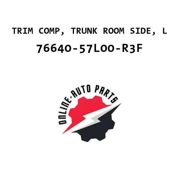 TRIM COMP, TRUNK ROOM SIDE, L - 76640-57L00-R3F - Maruti Suzuki