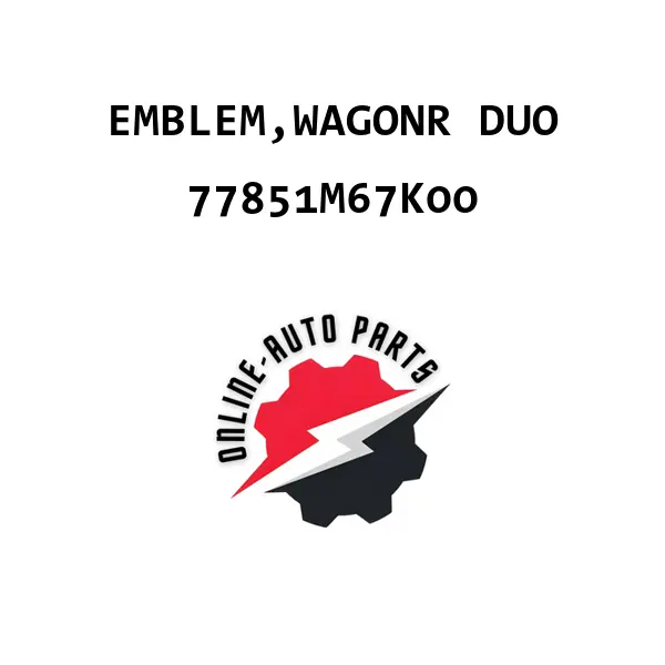 EMBLEM,WAGONR DUO - 77851M67K00 - Maruti Suzuki