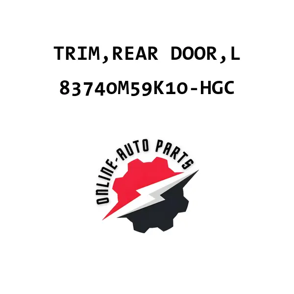 TRIM,REAR DOOR,L