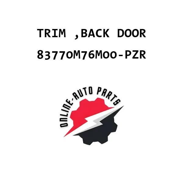 TRIM ,BACK DOOR - 83770M76M00-PZR - Maruti Suzuki