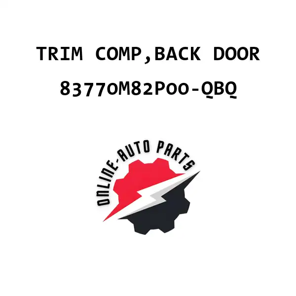 TRIM COMP,BACK DOOR - 83770M82P00-QBQ - Maruti Suzuki
