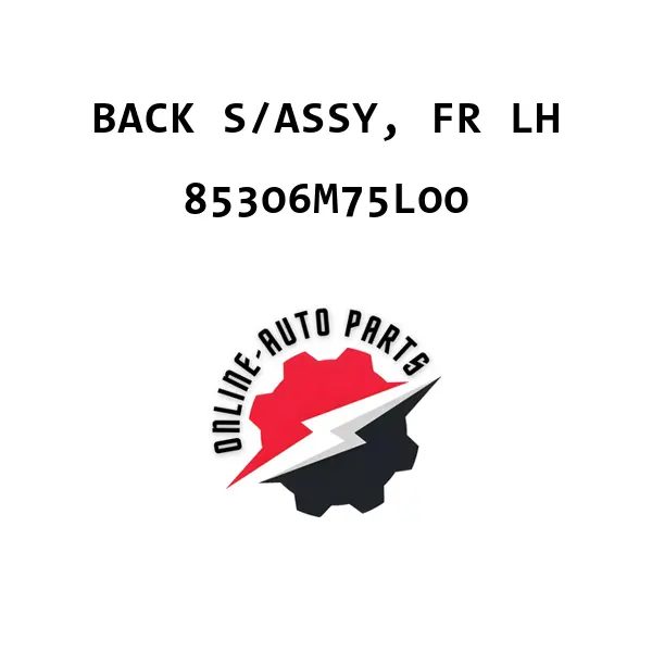 BACK S/ASSY, FR LH