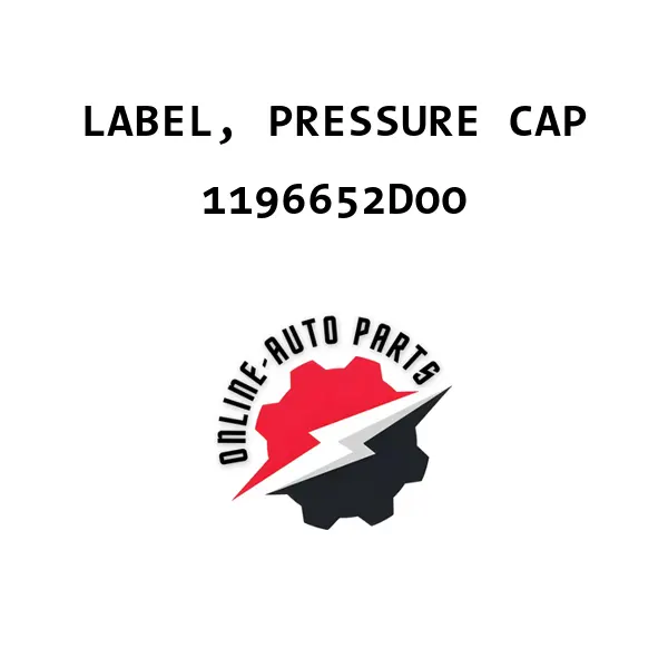 LABEL, PRESSURE CAP