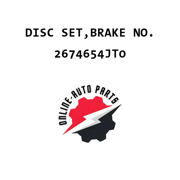 DISC SET,BRAKE NO. - 2674654JT0 - Maruti Suzuki