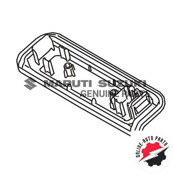 GARNISH COMP,BACK DOOR LOWER - 83940M52R20 - Maruti Suzuki