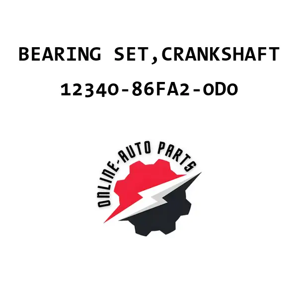 BEARING SET,CRANKSHAFT - 12340-86FA2-0D0 - Maruti Suzuki