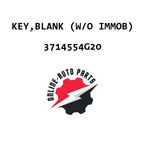 KEY,BLANK (W/O IMMOB) - 3714554G20 - Maruti Suzuki