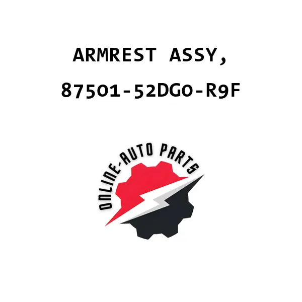 ARMREST ASSY, - 87501-52DG0-R9F - Maruti Suzuki