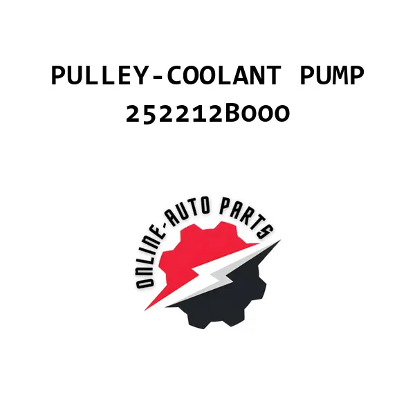 PULLEY-COOLANT PUMP - 252212B000 - Mobis (Hyundai, Kia)