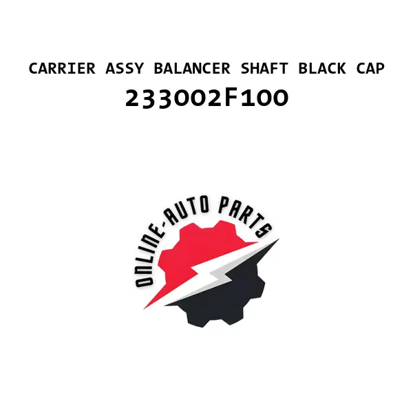 CARRIER ASSY BALANCER SHAFT BLACK CAP