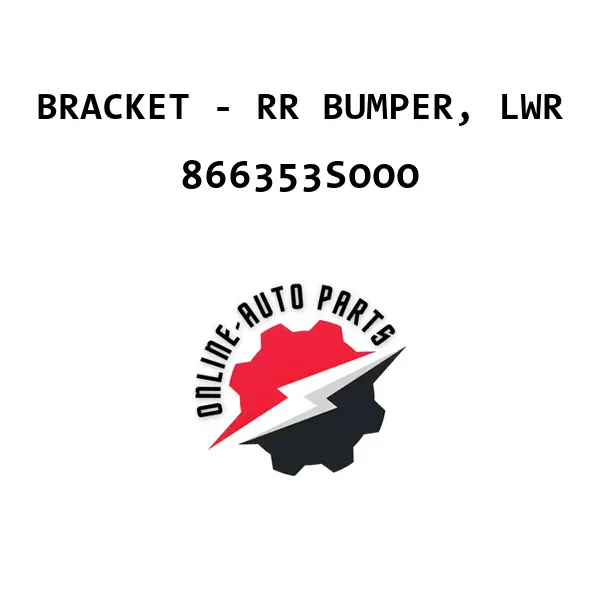 BRACKET - RR BUMPER, LWR - 866353S000 - Mobis (Hyundai, Kia)