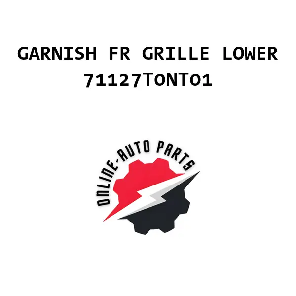 GARNISH FR GRILLE LOWER - 71127T0NT01 - Honda