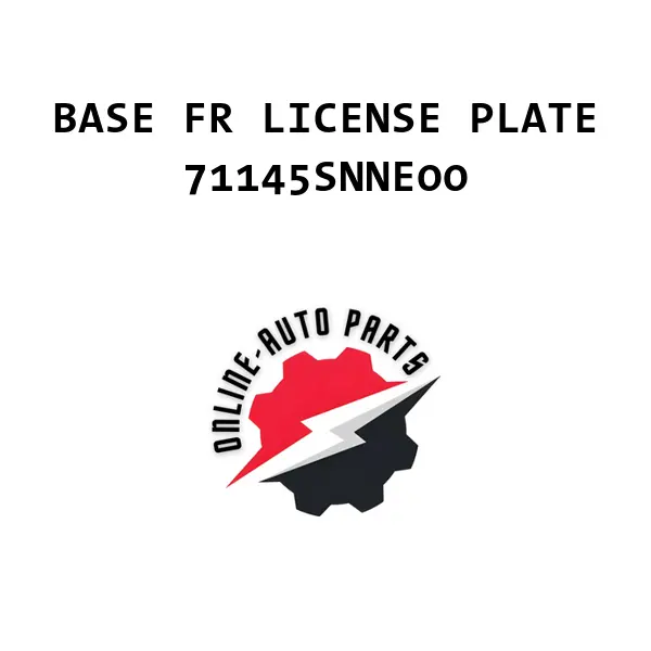 BASE FR LICENSE PLATE - 71145SNNE00 - Honda