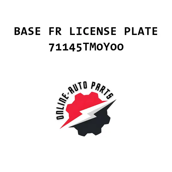 BASE FR LICENSE PLATE - 71145TM0Y00 - Honda