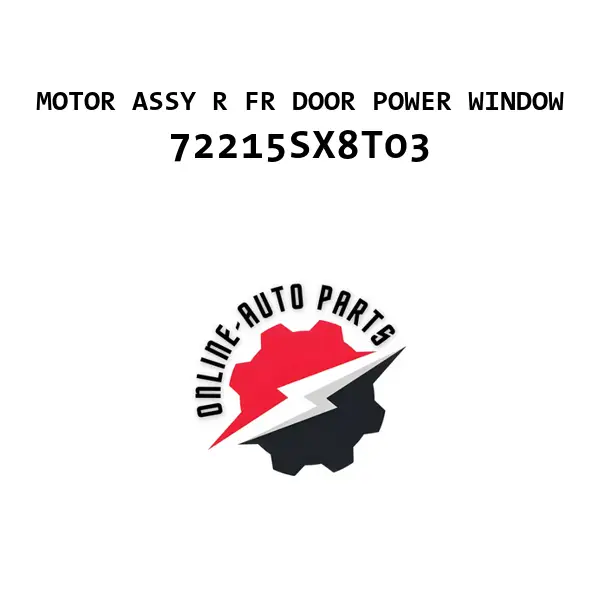 MOTOR ASSY R FR DOOR POWER WINDOW - 72215SX8T03 - Honda