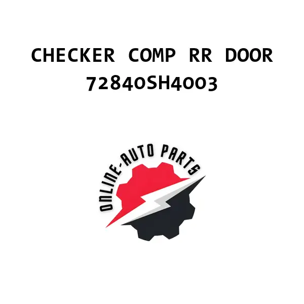 CHECKER COMP RR DOOR - 72840SH4003 - Honda