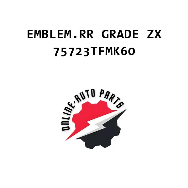 EMBLEM.RR GRADE ZX - 75723TFMK60 - Honda