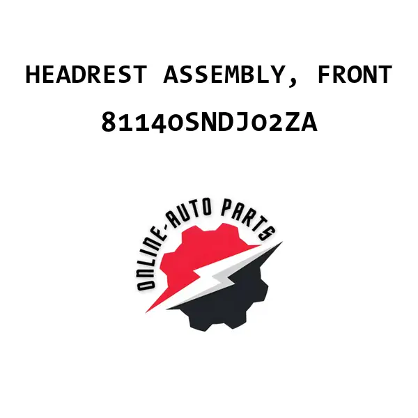 HEADREST ASSEMBLY, FRONT - 81140SNDJ02ZA - Honda