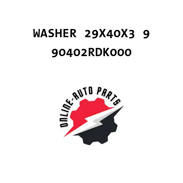 WASHER 29X40X3 9 - 90402RDK000 - Honda