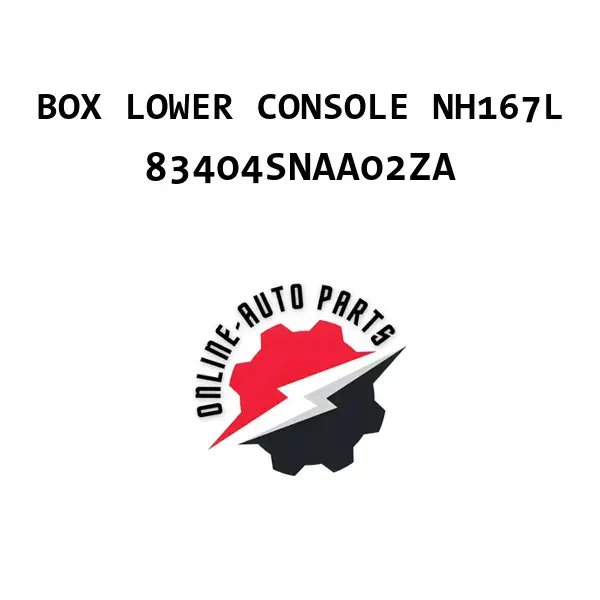 BOX LOWER CONSOLE NH167L - 83404SNAA02ZA - Honda