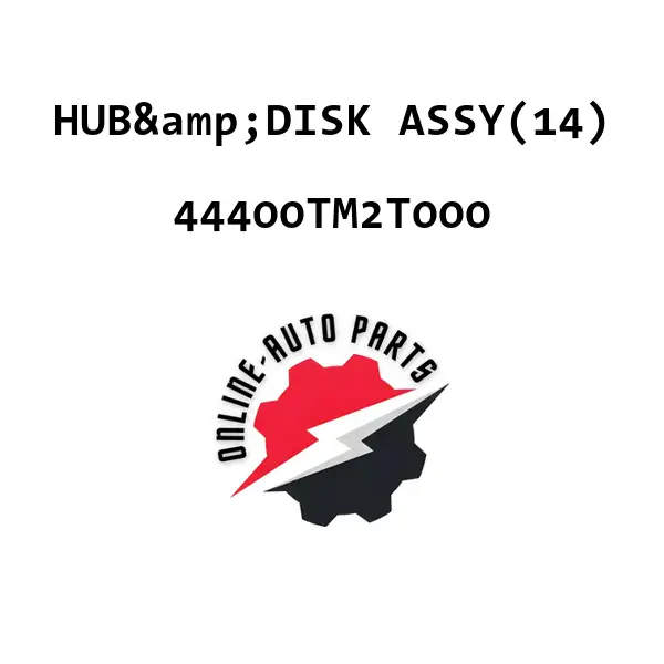 HUB&DISK ASSY(14) - 44400TM2T000 - Honda