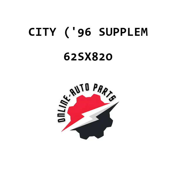 CITY ('96 SUPPLEM - 62SX820 - Honda