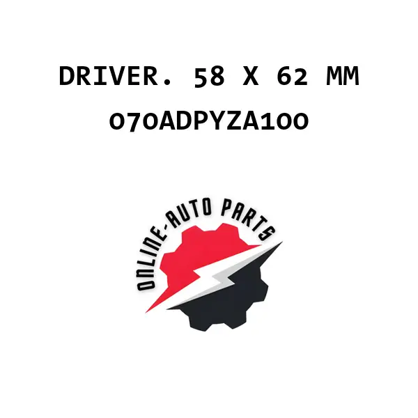 DRIVER. 58 X 62 MM