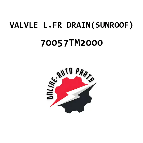 VALVLE L.FR DRAIN(SUNROOF)