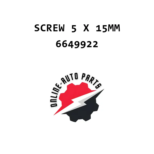SCREW 5 X 15MM - 6649922 - Ford