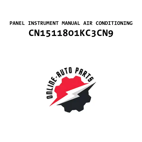 PANEL INSTRUMENT MANUAL AIR CONDITIONING - CN1511801KC3CN9 - Ford