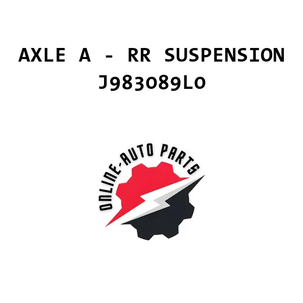 AXLE A - RR SUSPENSION