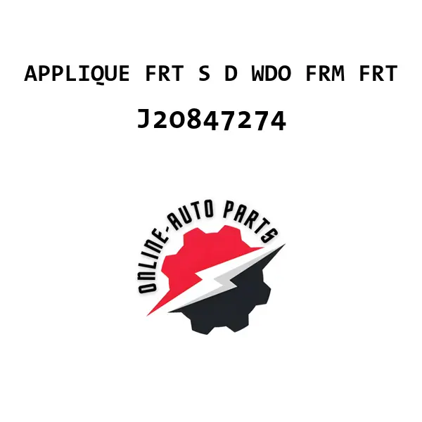 APPLIQUE FRT S D WDO FRM FRT - J20847274 - Chevrolet