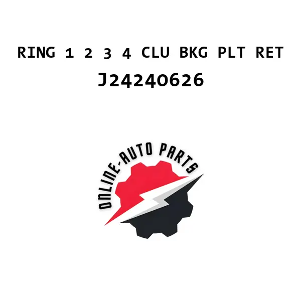RING 1 2 3 4 CLU BKG PLT RET - J24240626 - Chevrolet