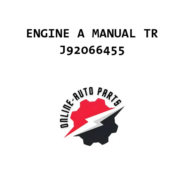 ENGINE A MANUAL TR