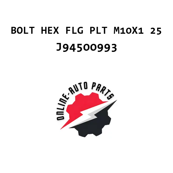 BOLT HEX FLG PLT M10X1 25