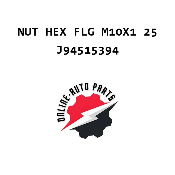 NUT HEX FLG M10X1 25