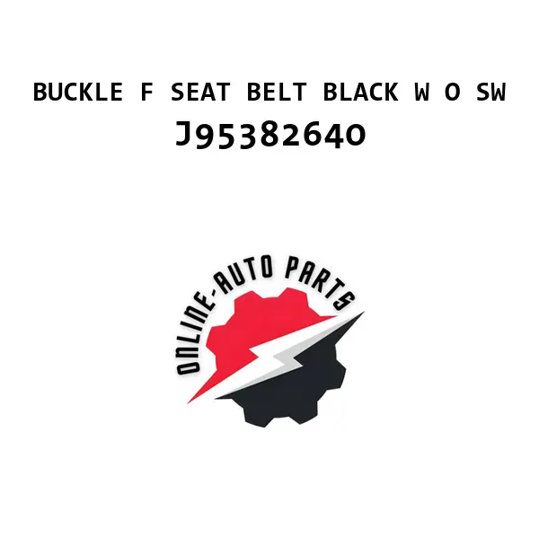 BUCKLE F SEAT BELT BLACK W O SW