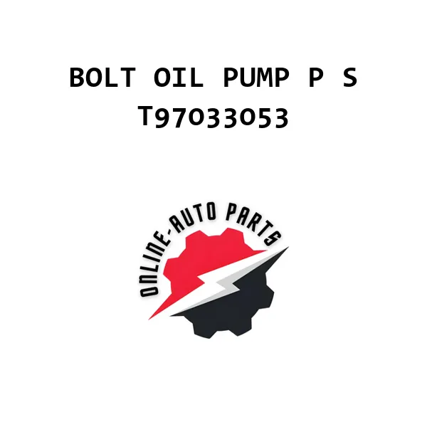 BOLT OIL PUMP P S