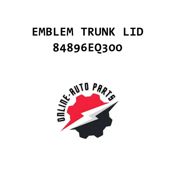EMBLEM TRUNK LID