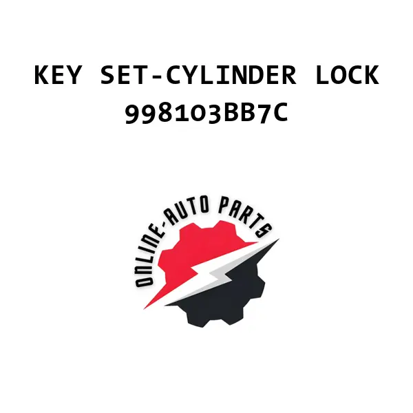 KEY SET-CYLINDER LOCK - 998103BB7C - Nissan /Renault