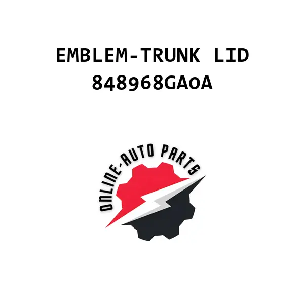 EMBLEM-TRUNK LID - 848968GA0A - Nissan /Renault