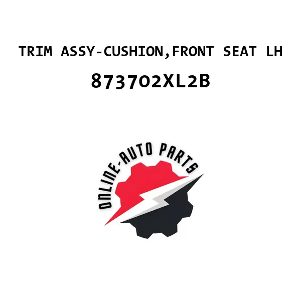 TRIM ASSY-CUSHION,FRONT SEAT LH - 873702XL2B - Nissan /Renault