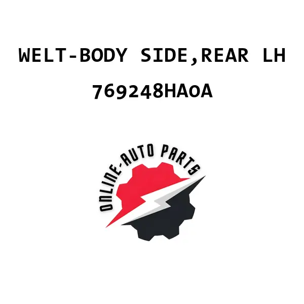 WELT-BODY SIDE,REAR LH