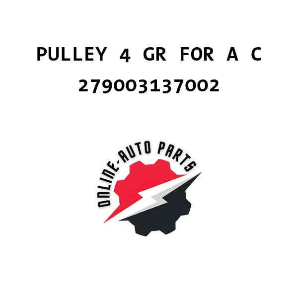 PULLEY 4 GR FOR A C
